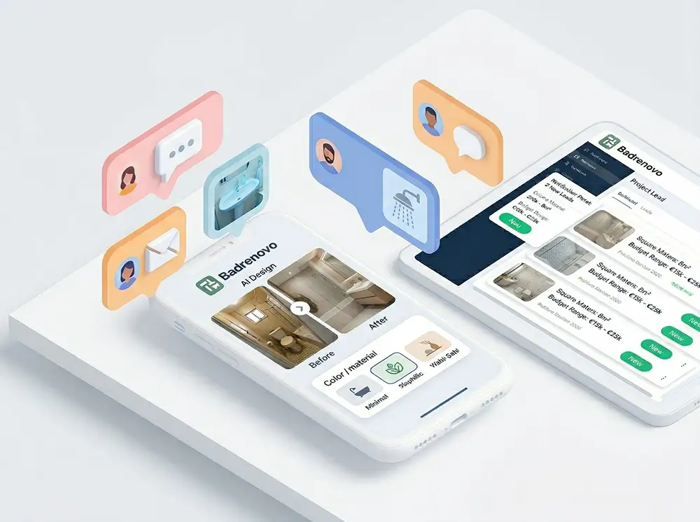 Lead mit Designwunsch aus der App